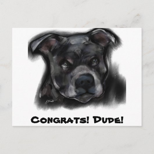 Amerikaanse Staffordshire Terrier Briefkaart (Voorkant)