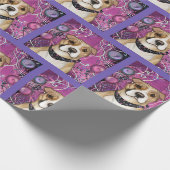 AMERIKAANSE STAFFORDSHIRE TERRIËR CADEAUPAPIER (Hoek)