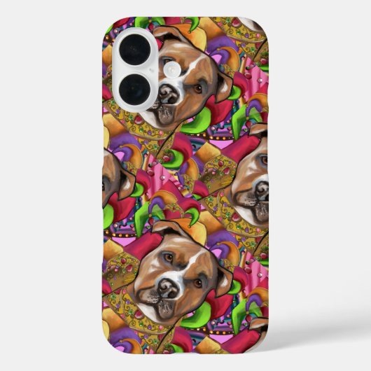 AMERIKAANSE STAFFORDSHIRE TERRIËR Case-Mate iPhone CASE (Achterkant)