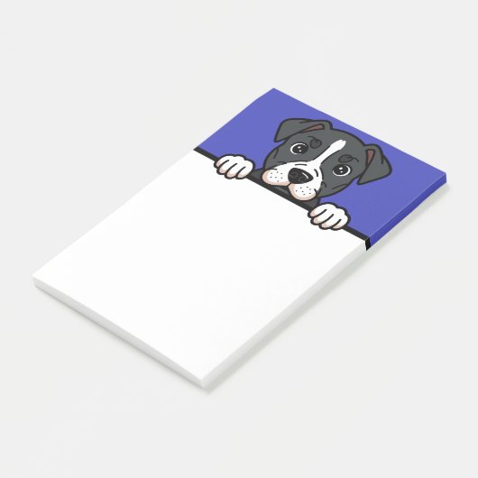 Amerikaanse Staffordshire Terrier Custom Amstaff D Post-it® Notes (Schuin)