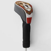 AMERIKAANSE STAFFORDSHIRE TERRIËR GOLFHEADCOVER (Schuin)