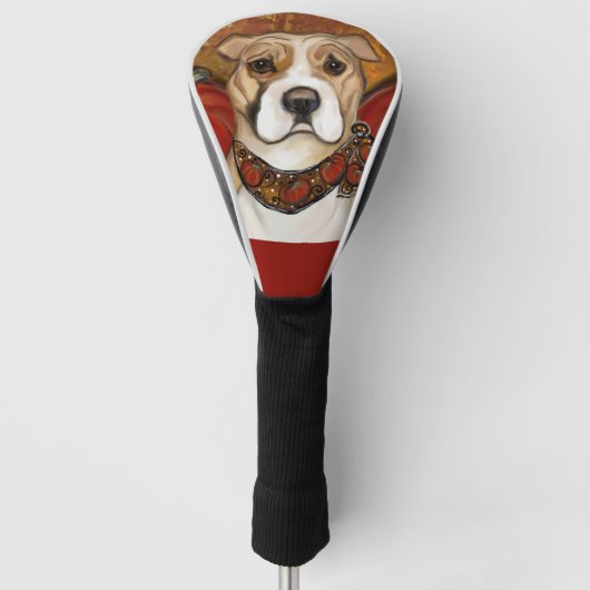 AMERIKAANSE STAFFORDSHIRE TERRIËR GOLFHEADCOVER (Voorkant)