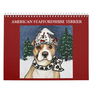 AMERIKAANSE STAFFORDSHIRE TERRIËR  KALENDER
