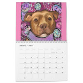 AMERIKAANSE STAFFORDSHIRE TERRIËR KALENDER (Jan 2027)