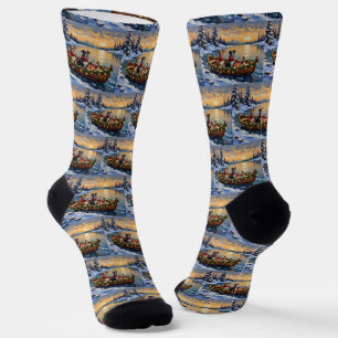 Amerikaanse Staffordshire Terrier Kerstboot Sokken
