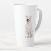 Amerikaanse Staffordshire Terrier Latte Mok (Rechterhoek)