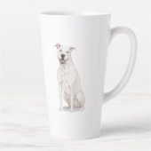 Amerikaanse Staffordshire Terrier Latte Mok (Rechts)