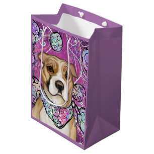 AMERIKAANSE STAFFORDSHIRE TERRIËR MEDIUM CADEAUZAKJE