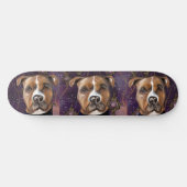 AMERIKAANSE STAFFORDSHIRE TERRIËR PERSOONLIJK SKATEBOARD (Horizontaal)