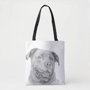 Amerikaanse Staffordshire Terrier Pitbull Murphy A Tote Bag
