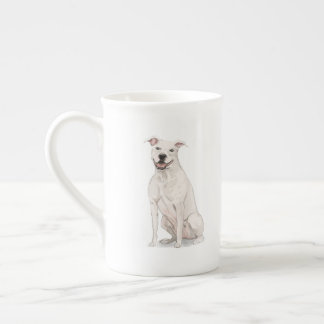 Amerikaanse Staffordshire Terrier Porselein Kop