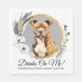Amerikaanse Staffordshire Terrier servetten met fo (Voorkant)