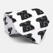 Amerikaanse Staffordshire Terrier Stropdas (Opgerold)