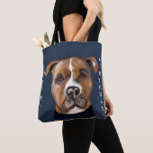 AMERIKAANSE STAFFORDSHIRE TERRIËR  TOTE BAG (Dichtbij)