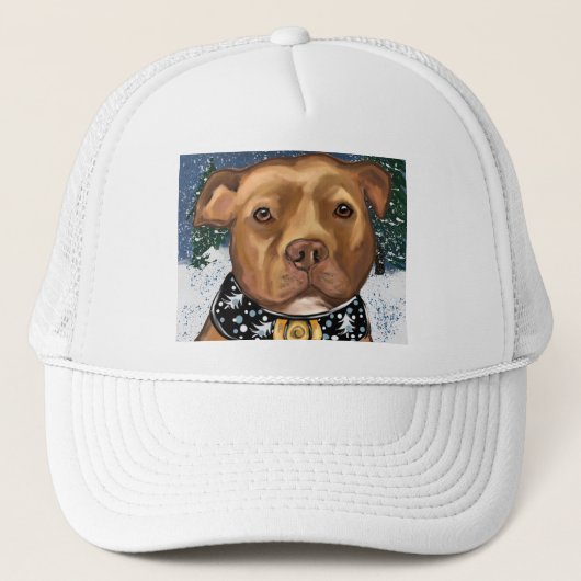 AMERIKAANSE STAFFORDSHIRE TRUCKER PET (Voorkant)
