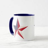 Amerikaanse Star-Mok Mok (Voorkant links)