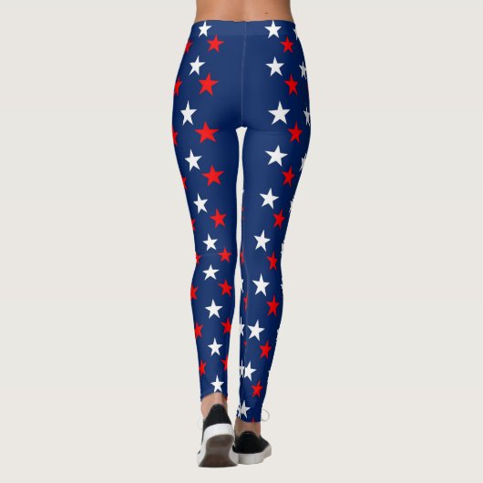 Amerikaanse Star Patriotic leggings (Achterkant)