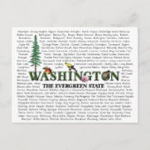 Amerikaanse Staten - Briefkaart Washington (Voorkant)