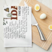 Amerikaanse staten - Idaho Kitchen Towel Theedoek (Quarter Fold)