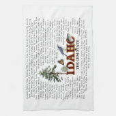 Amerikaanse staten - Idaho Kitchen Towel Theedoek (Verticaal)