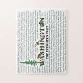 Amerikaanse staten - Washington Jigzaag Puzzle Legpuzzel (Verticaal)
