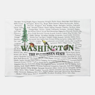 Amerikaanse staten - Washington Kitchen Towel Theedoek