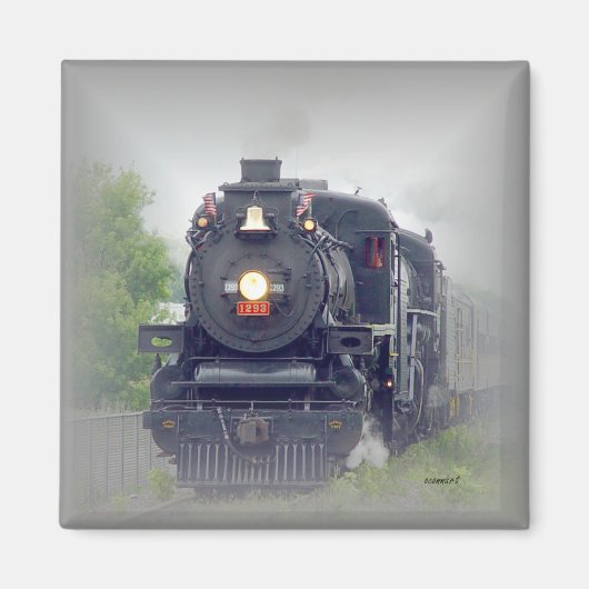 amerikaanse steamtrein magneet (Voorkant)