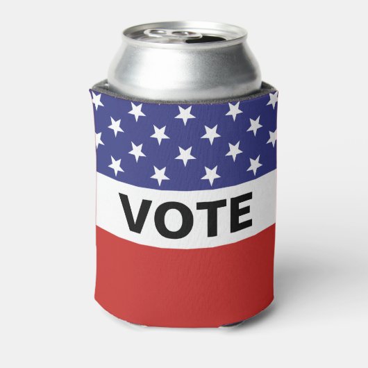 Amerikaanse stem blikjeskoeler (Blikje Achterkant)