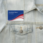 Amerikaanse stembiljettendenamen naamplaatje (In situ)