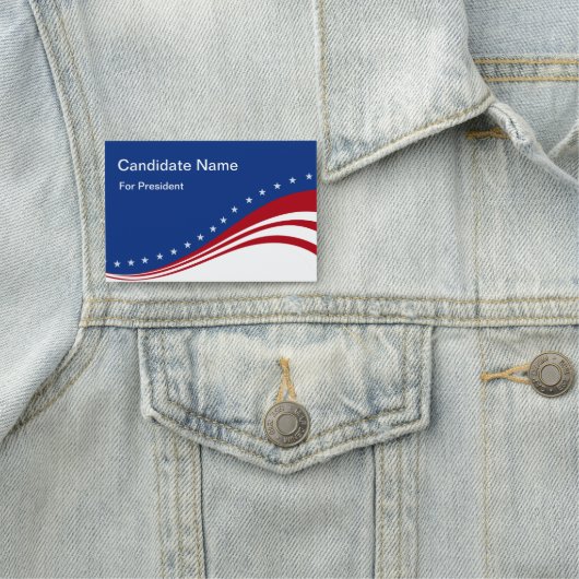 Amerikaanse stembiljettendenamen naamplaatje (In situ)