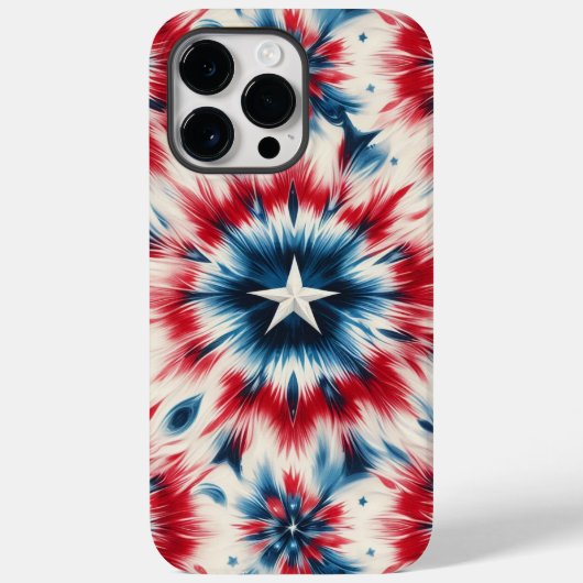 Amerikaanse ster Case-Mate iPhone case (Achterkant)