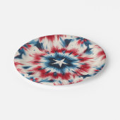 Amerikaanse ster papieren bordje (Gekanteld)