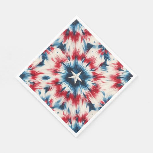 Amerikaanse ster servet (Hoek)