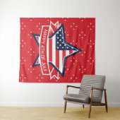 Amerikaanse ster wandkleed (In Situ (horizontaal))