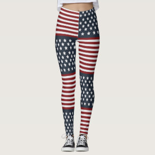 Amerikaanse sterren en strepen Amerikaanse vlag li Leggings