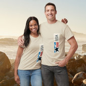 Amerikaanse sterren en strepen grafisch t-shirt