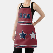 Amerikaanse sterren en strepen Schort (Insitu)