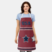 Amerikaanse sterren en strepen Schort (Gedragen)