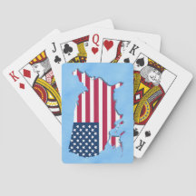 Amerikaanse sterren en strepen vlag rood wit blauw