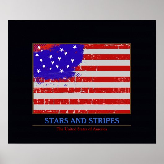 Amerikaanse sterren en strepen voor altijd poster (Voorkant)