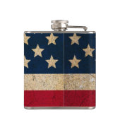 Amerikaanse sterren en stripjes maatkolf heupfles (Achterkant)