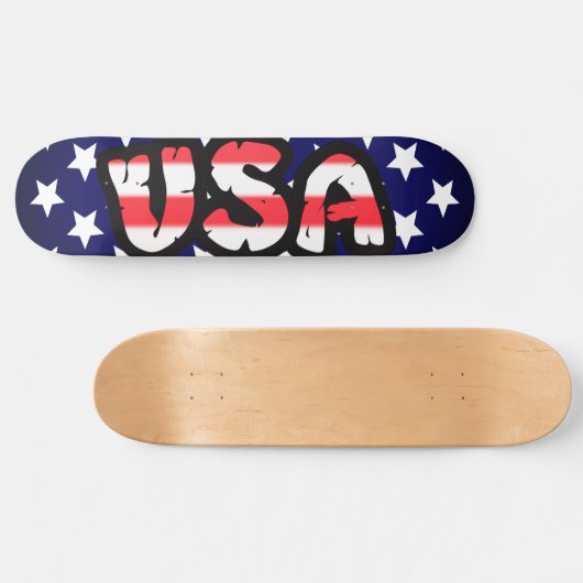 Amerikaanse sterren persoonlijk skateboard (Horizontaal)