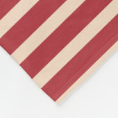 Amerikaanse sterren strepen patriottische vlagmono fleece deken (Hoek)