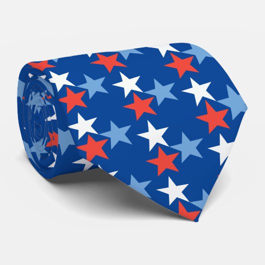 Amerikaanse sterren stropdas (Opgerold)