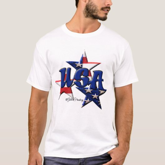Amerikaanse sterren t-shirt (Voorkant)