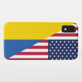 Amerikaanse steun aan Oekraïne Sherpa Blanket Case-Mate iPhone Case (Achterkant (horizontaal))