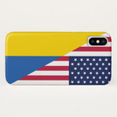 Amerikaanse steun aan Oekraïne Sherpa Blanket Case-Mate iPhone Case (Achterkant (horizontaal))