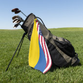 Amerikaanse steun aan Oekraïne Sherpa Blanket Golfhanddoek (Groen)