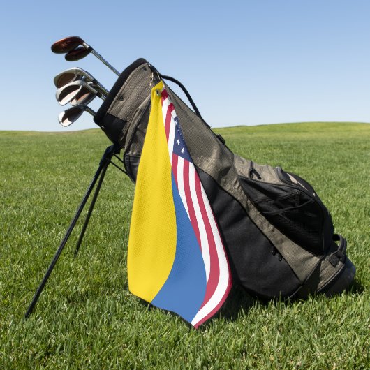 Amerikaanse steun aan Oekraïne Sherpa Blanket Golfhanddoek (Groen)