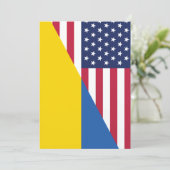 Amerikaanse steun aan Oekraïne Sherpa Blanket Save The Date (Staand voorkant)